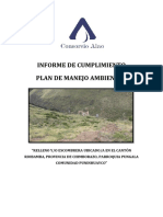 Informe Ambiental de Cumplimiento Puninhuayco