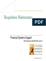 Requisition Maintenance