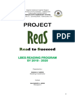 LBES Reading Program 2019 2020