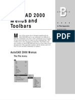 Autocad 2000 Menus and Toolbars