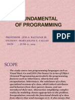 Visual Basic 6.0 and JAVA comparison of OOP features