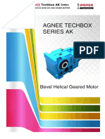 Agnee - Bevel Helical Geared Motor Type AK