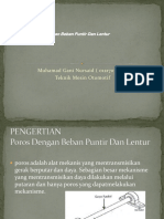 .Poros Dengan Beban Puntir Lentur