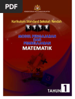Soalan Matematik Tahun 1 KSSR