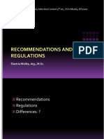 2014 - Recommendations and Regulations
