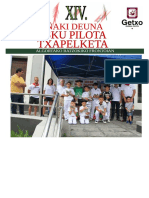 2019 XIV Iñaki Deuna Pilota Txapelketa-Kartela