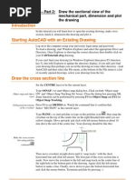 Plotting Lot Bearings in AutoCAD Guide | PDF
