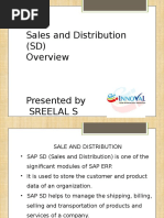 Sap SD Overview Training