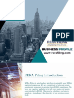 RERA Filing Business Profile