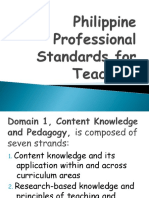 Philippine Professional Standards For Teachers