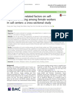 Effects of Work-related Factors on Selfreported Smoking Among Female Workers