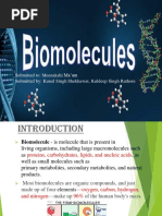 Biomolecules Chemistry Assignment | PDF | Biomolecules | Biomolecular ...