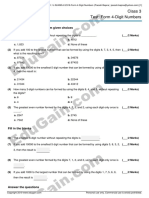 Class 3 Test: Form 4-Digit Numbers: Choose Correct Answer(s) From Given Choices