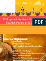 Philippine Literature During The Spanish Period (1565-1898)