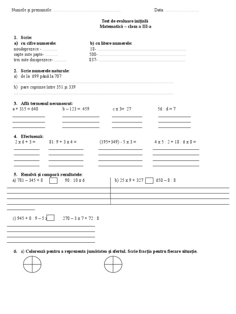 4 Test Initial Mate | PDF