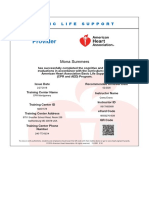 CPR Certification - 2020