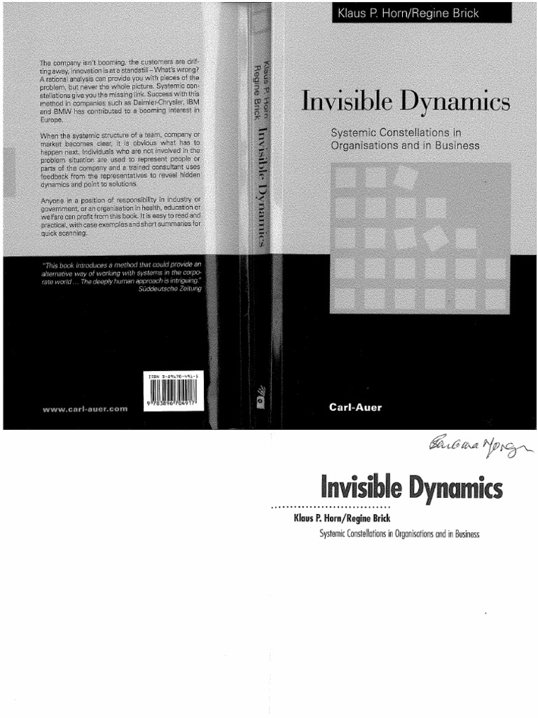 Invisible Dynamics - Klaus P. Horn 【公式通販】
