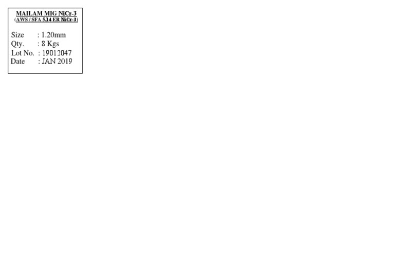 Mailam Mig 410 PDF | PDF