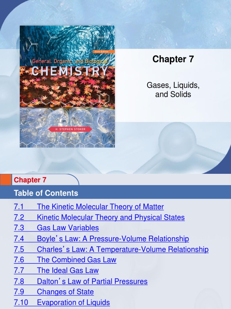 1 Kinetic Molecular Model | PDF | Evaporation | Intermolecular Force