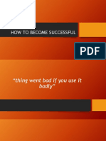 How To Become Successful