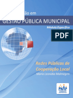 PNAP - Gestão Pública Municipal - Modulo Especifico - Redes Públicas de Cooperação Local - 3ed 2014 - WEB Atualizado