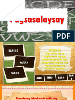 Pagsasalaysay