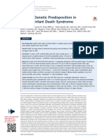 Cardiac Genetic Predisposition in Sudden Infant Death Syndrome