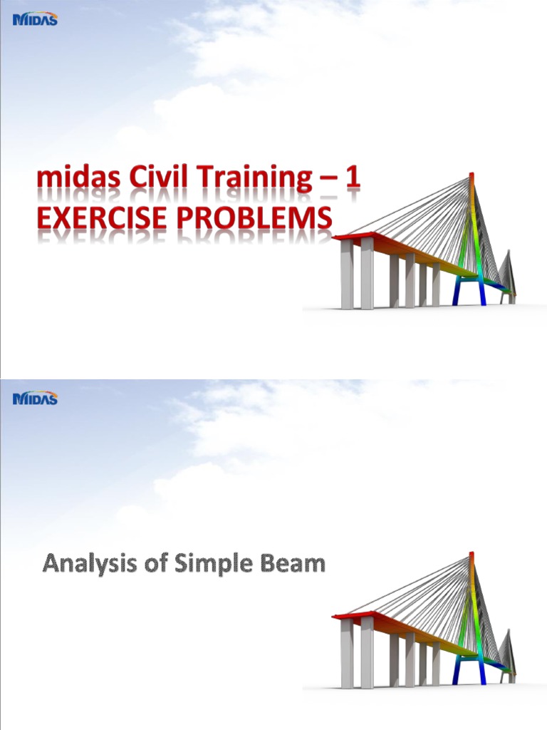 Midas Practice Problems | PDF | Truss | Structural Engineering