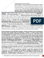 Predica L. (6enero 2019) Las Actitudes Del Cristiano Frente A Las Situaciones Críticas de La Vida