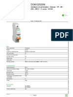 4 A Domae MCB and Busbars - DOM12252SNI