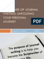 The Power of Journal Writing