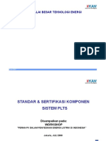 taufik B2TEPV Standards BALAI BESAR TEKNOLOGI ENERGI STANDAR & SERTIFIKASI KOMPONEN SISTEM PLTS