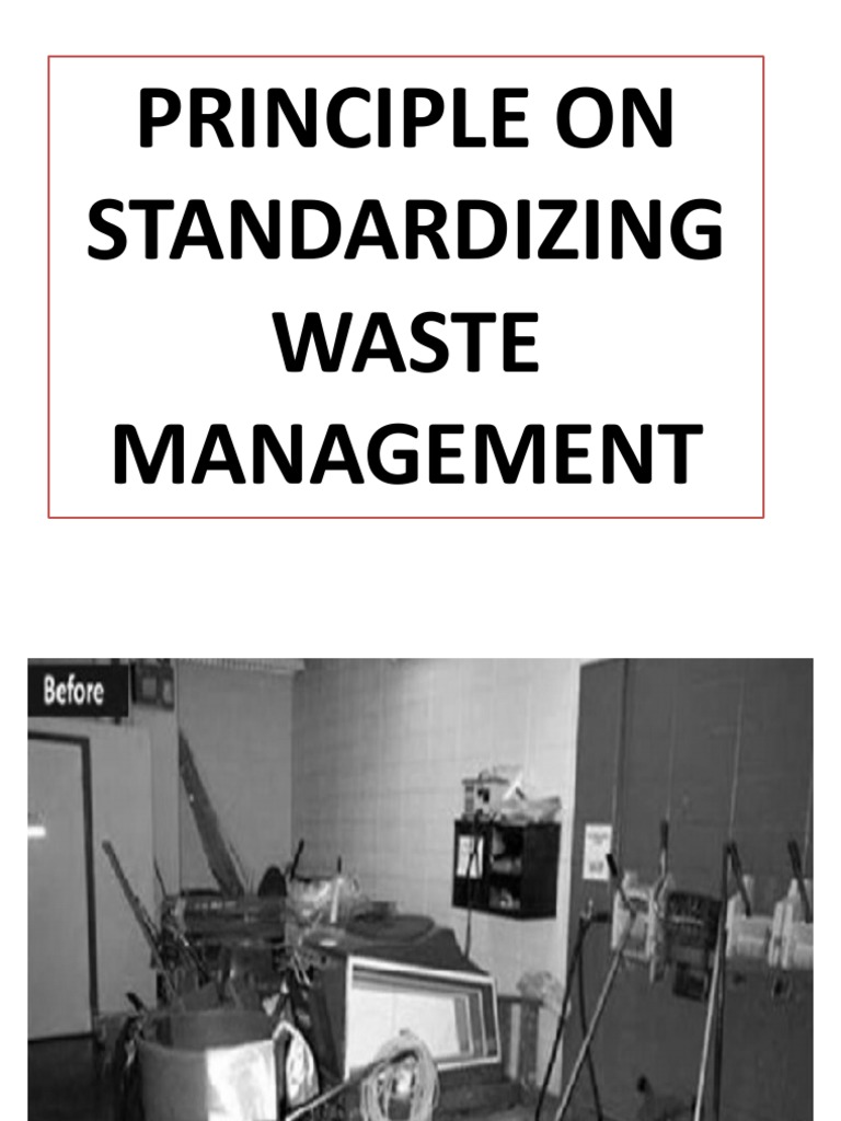 Standardizing Waste Management Practices | PDF
