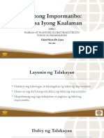 3 Tekstong Impormatibo para Sa Iyong Kaalaman