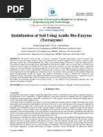 Stabilization of Soil Using Acidic Bio-Enzyme (Terrazyme)