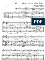 Vieni, Vieni o Mio Diletto - Voz y Piano - Vivaldi PDF