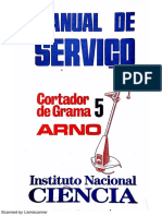 Manual de Serviço Arno Cortador de Grama PDF