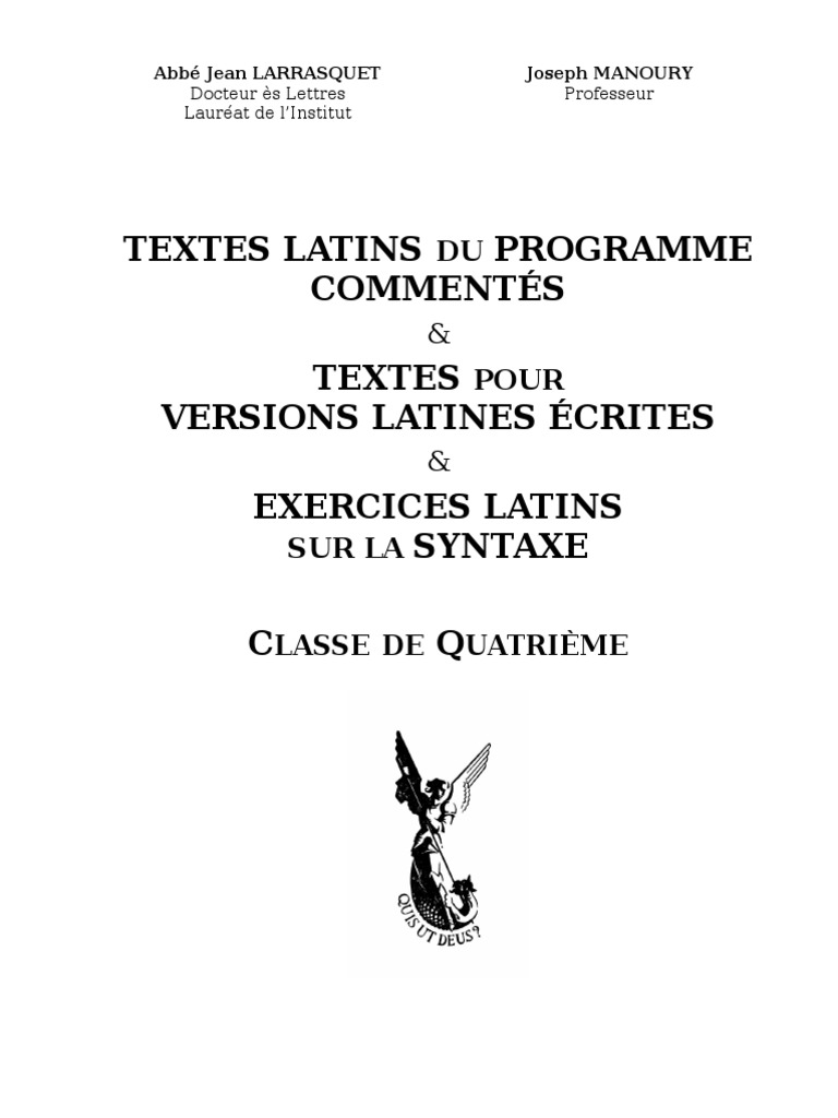 Larrasquet 4eme Letter Pdf Jules Cesar Rome Antique