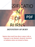 Classification of Burns