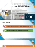 Kebijakan LPMP Jawa Barat - Bimtek Fasda SPMI Maret 2019