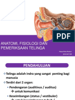 Anatomi Fisiologi Pemeriksaan Telinga