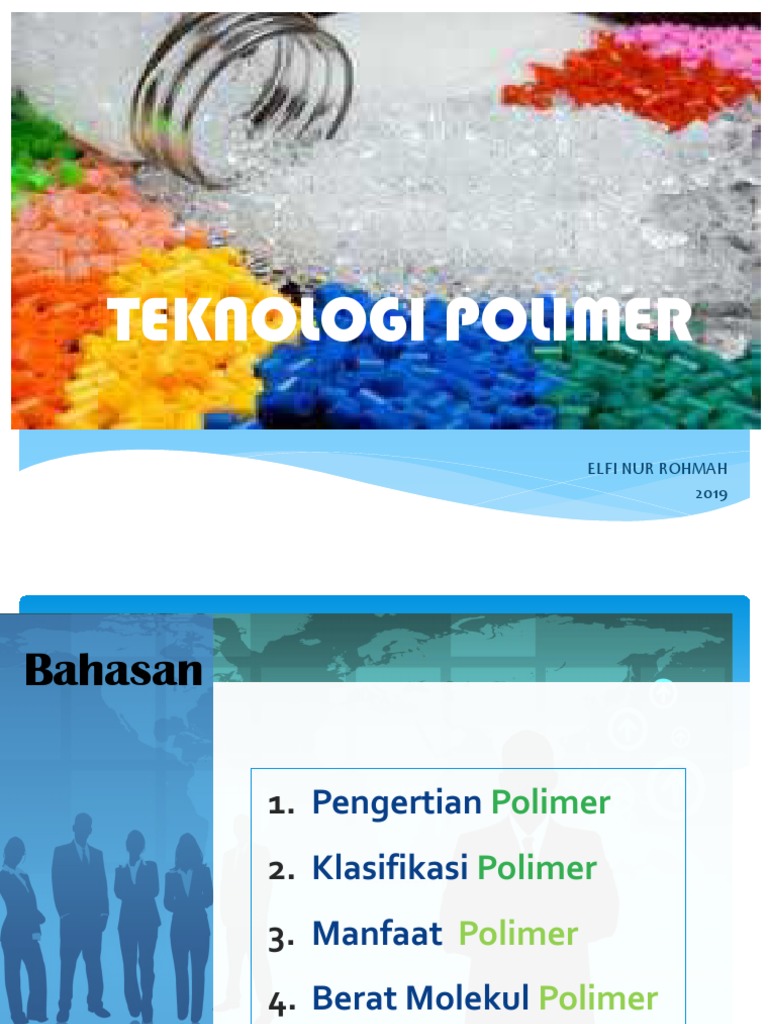 Polimer: Bahan, Sifat, dan Aplikasi | PDF