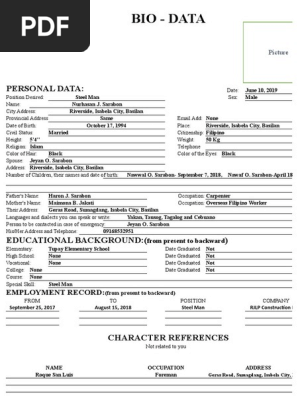 Biodata