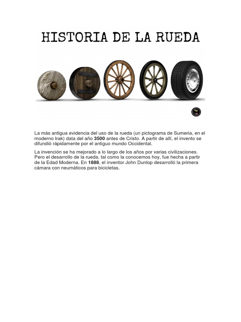 Rueda Sumeria Antigua Evolución De La Rueda | Sutori