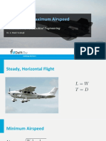 Minimum & Maximum Airspeed: Introduc) On To Aeronau) Cal Engineering