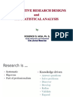 Study Designs and Its Statistical Analysis Final
