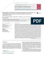 Revisiting The Mechanism of Hexavalent Chromium Ion Reduction: The Parallel Photodecomposition and Photocatalytic Reduction of Chromate (VI) Ester