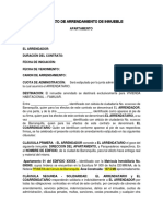 Contrato de Arrendamiento de Inmueble