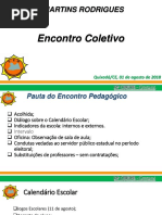Encontro Pedagogico 01-08-18