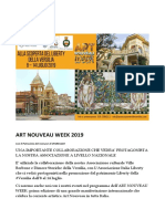 Programma in Versilia - ART NOUVEAU WEEK 2019